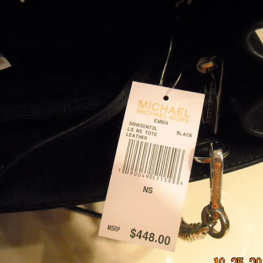 COPY - MICHAEL KORS Emma Large Leather Tote + Dust Bag